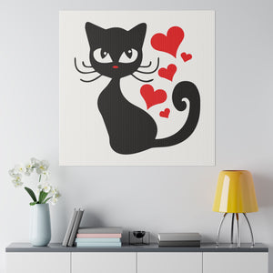 Love Cats | Square Matte Canvas