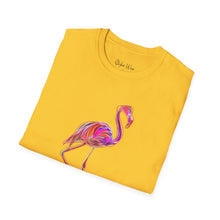 Load image into Gallery viewer, Neon Flamingo Pop Art | Unisex Softstyle T-Shirt