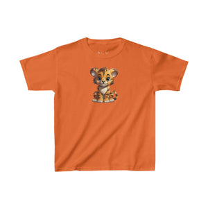 Happy Tiger Cub | Kids Heavy Cotton™ Tee