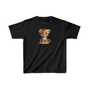 Happy Tiger Cub | Kids Heavy Cotton™ Tee