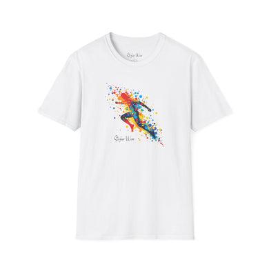 Painted Runner | Unisex Softstyle T-Shirt