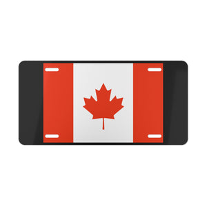 Canada Flag Vanity Plate