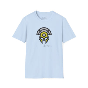 Warrior Helmet Yellow | Unisex Softstyle T-Shirt