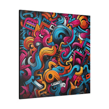 Load image into Gallery viewer, Funky Doodles Wall Art | Square Matte Canvas