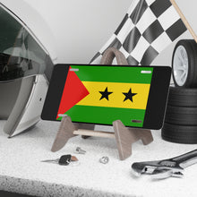 Load image into Gallery viewer, Sao Tome &amp; Principe Flag Vanity Plate