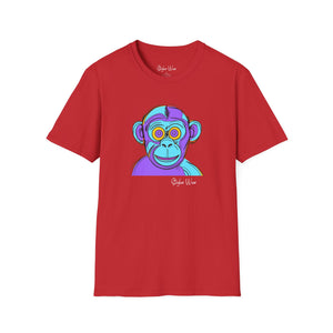 Funky Monkey Pop Art | Unisex Softstyle T-Shirt