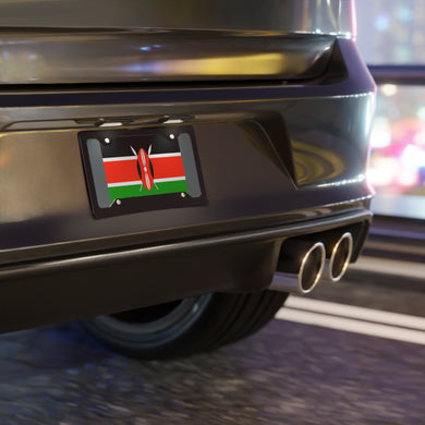 Kenya Flag Vanity Plate