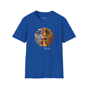 Abstract Face to Face Art | Unisex Softstyle T-Shirt