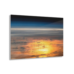 Colorful Horizon from Space - Sunrise Acrylic Prints