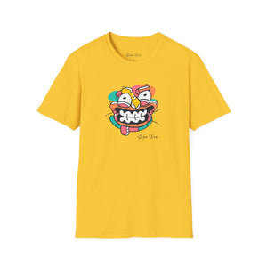 Funky Face Art | Unisex Softstyle T-Shirt