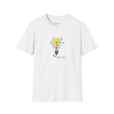 Retro Lightbulb Pop Art | Unisex Softstyle T-Shirt