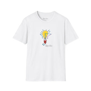 Retro Lightbulb Pop Art | Unisex Softstyle T-Shirt