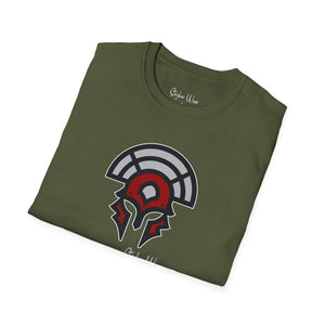 Warrior Helmet Red | Unisex Softstyle T-Shirt