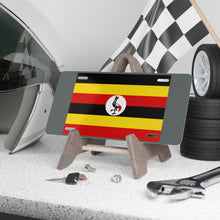 Load image into Gallery viewer, Uganda Flag Vanity Plate