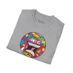 Abstract Face Pained Pop Art | Unisex Softstyle T-Shirt