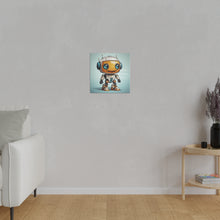 Load image into Gallery viewer, Happy Robot Wall Art | Square Matte Canvas