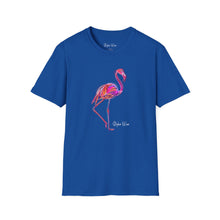 Load image into Gallery viewer, Neon Flamingo Pop Art | Unisex Softstyle T-Shirt