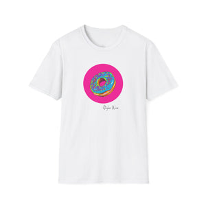 Neon Pink Donut | Unisex Softstyle T-Shirt