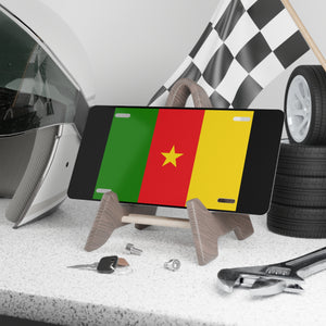 Cameroon Flag Vanity Plate