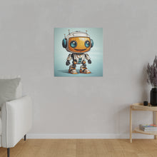 Load image into Gallery viewer, Happy Robot Wall Art | Square Matte Canvas