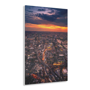 Sunset Over London Acrylic Prints