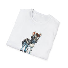 Load image into Gallery viewer, Happy Zebra | Unisex Softstyle T-Shirt