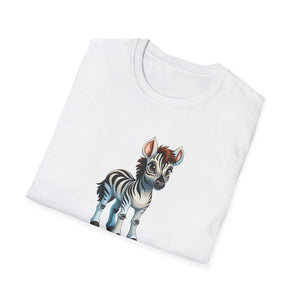 Happy Zebra | Unisex Softstyle T-Shirt