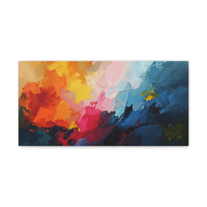 Colorful Splash - Horizontal Canvas Gallery Wraps