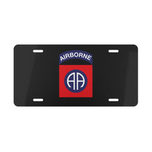 Load image into Gallery viewer, 82nd Airborne Division Vanity Plate