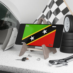 Saint Kitts & Nevis Flag Vanity Plate