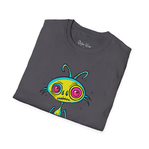 Alien Abstract Sketch | Unisex Softstyle T-Shirt