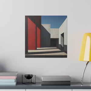 Modern Count Wall Art | Square Matte Canvas