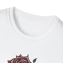 Load image into Gallery viewer, Vintage Tattoo Rose | Unisex Softstyle T-Shirt