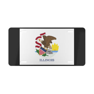 Illinois State Flag Vanity Plate