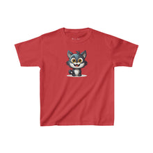 Load image into Gallery viewer, Happy Cartoon Kitty | Kids Heavy Cotton™ Tee