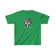 Load image into Gallery viewer, Happy Cartoon Kitty | Kids Heavy Cotton™ Tee