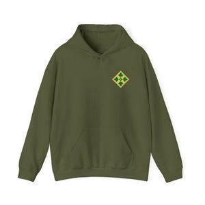 4th Infantry Division Patch | Unisex Heavy Blend™ Hoodie