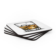 Load image into Gallery viewer, Whiskey on the Rocks Corkwood Coaster Set