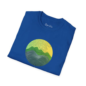 Minimalist Hill Country Art | Unisex Softstyle T-Shirt