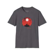 Load image into Gallery viewer, Spooky Mountains &amp; Red Sky  | Unisex Softstyle T-Shirt