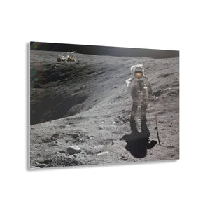 Astronaut Charles Duke on the Lunar Surface Acrylic Prints