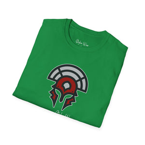 Warrior Helmet Red | Unisex Softstyle T-Shirt