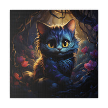 Load image into Gallery viewer, Fantasy Cat Wall Art | Square Matte Canvas