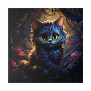 Fantasy Cat Wall Art | Square Matte Canvas