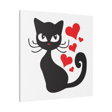 Load image into Gallery viewer, Love Cats | Square Matte Canvas