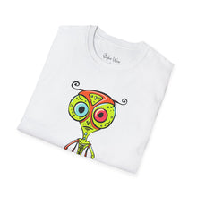 Load image into Gallery viewer, Funky Abstract Alien Sketch | Unisex Softstyle T-Shirt