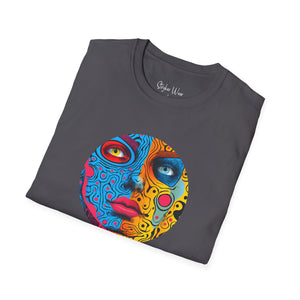 Abstract Face Pop Art | Unisex Softstyle T-Shirt