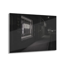 Load image into Gallery viewer, Tattoo Parlor at Night Black &amp; White with Color Acrylic Prints