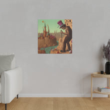 Load image into Gallery viewer, Abstract Top Hat | Square Matte Canvas