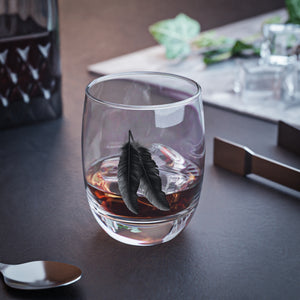 Two Feathers Whiskey Glass